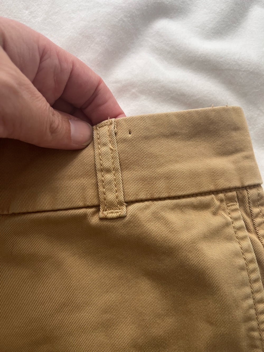 J. Crew Tan 10" Bermuda Stretch Chino Short Size 4 Summer H5826 - Picture 12 of 14